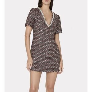 Milly | Dresses | Milly Woven Trim Flare Dress | Poshmark